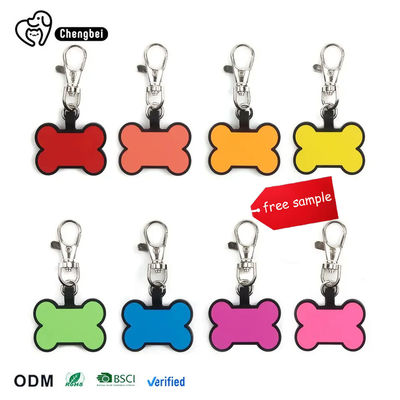 खरीदें गुलाबी नारंगी रिक्त कुत्ता आईडी टैग सिलिकॉन नाम टैग कुत्तों के लिए व्यक्तिगत ऑनलाइन निर्माण