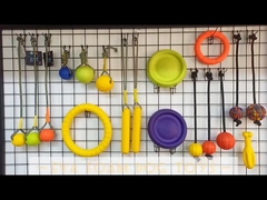 पालतू खिलौना गेंद बहु रंग अनुकूलन योग्य ईवा रस्सी कुत्तों के लिए चबाने प्रशिक्षण ठोस लोचदार