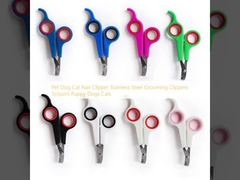 पालतू कुत्ता बिल्ली नाखून क्लिपर स्टेनलेस स्टील ग्रूमिंग क्लिपर कैंची पिल्ला कुत्ते बिल्लियाँ