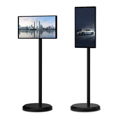 60Hz 21.5 इंच स्मार्ट टीवी 1920x1080 पोर्टेबल स्टैंड टीवी एंड्रॉयड 12