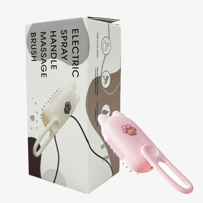 कुत्तों बिल्लियों के लिए नीला पालतू बाल हटाने वाला ब्रश - हाथ से धोएं पुन: प्रयोज्य